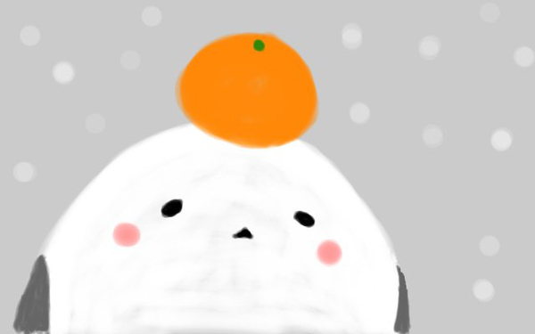 エナガみかんのせ
